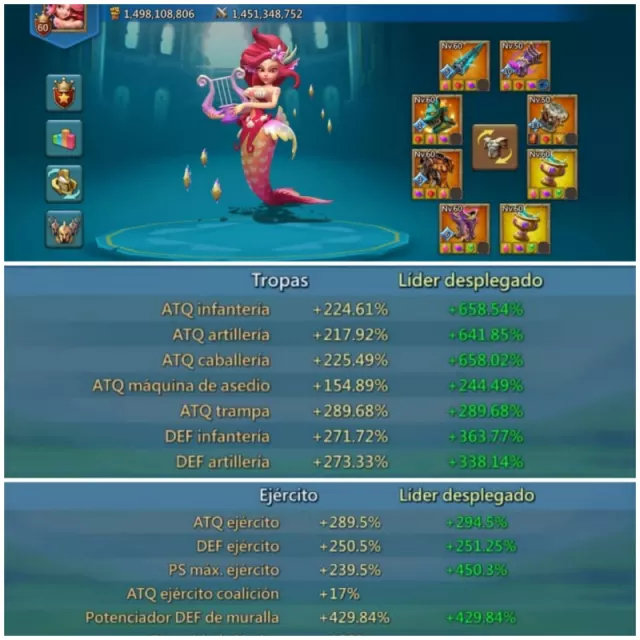 WONDER LEAD‼️4 HEROES GOLD💥945% · 4 / 15