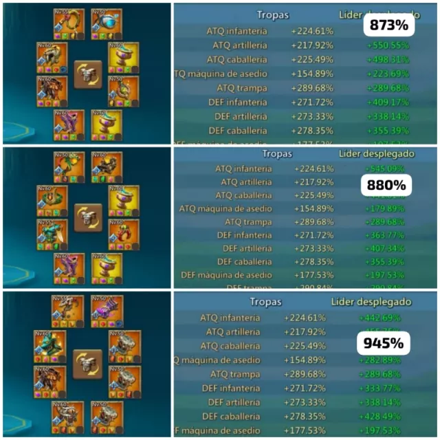 WONDER LEAD‼️4 HEROES GOLD💥945% · 5 / 15