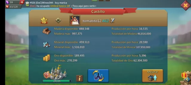 cuenta de lords mobile para empezar · 5 / 13