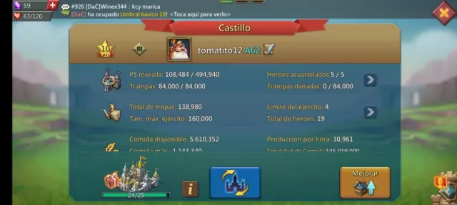 cuenta de lords mobile para empezar · 7 / 13