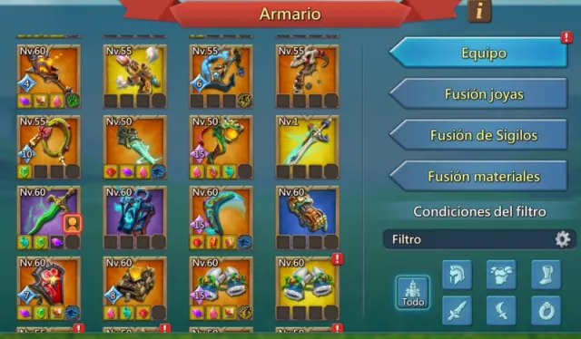Rally Lead 1235%, 5 champ mítica 1 lvl 12 + 4 PURPURA! REMATO · 27 / 228