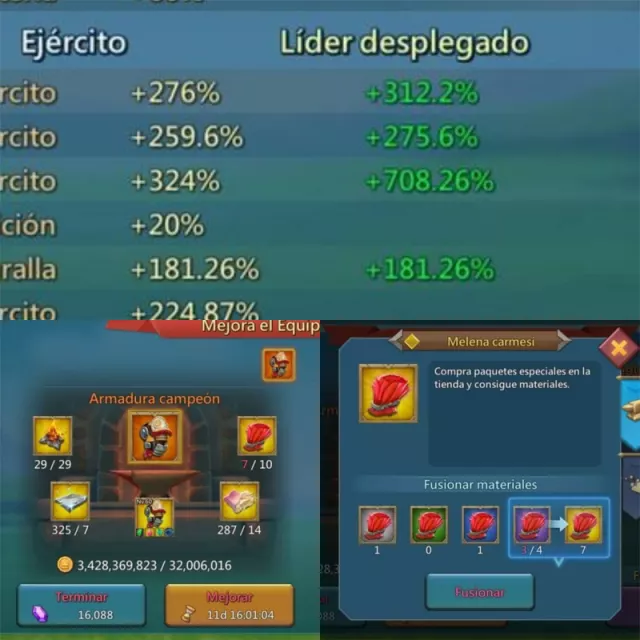 OFERTA MAGNIFICA RL 4 CHAMP STATS 1100% · 4 / 20