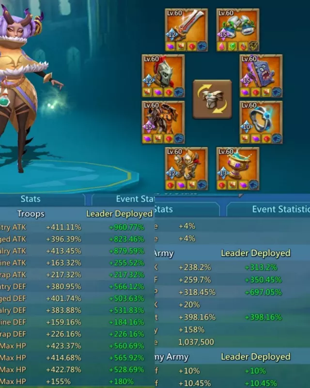 Can go to K1611 / 3 champs lvl 12 + 1 lvl 10 · 5 / 6
