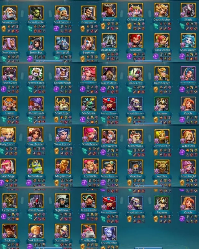 3 Lv.15, 1 Lv.14, 7 Lv.12 Champs · 2 / 6