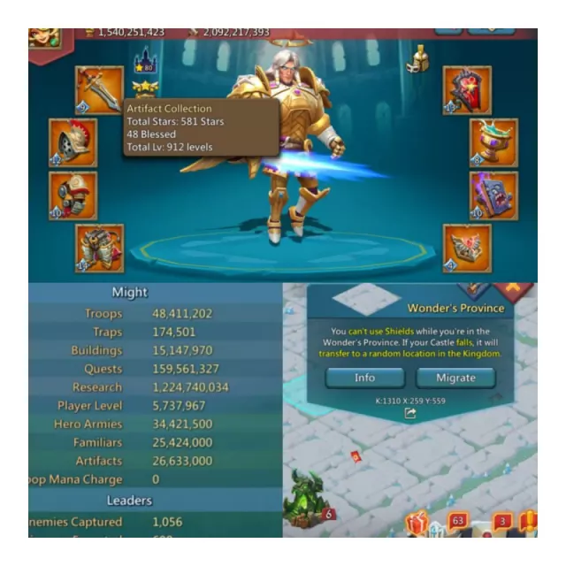 fly to KD 1310 /  7 champ level · 3 / 6