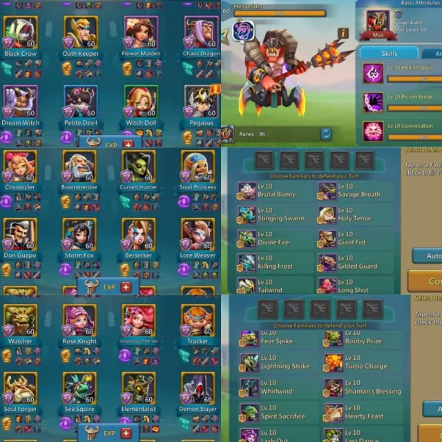 4 champs, 3 cups  / Stats: 1142%-1042%-1011% · 4 / 5