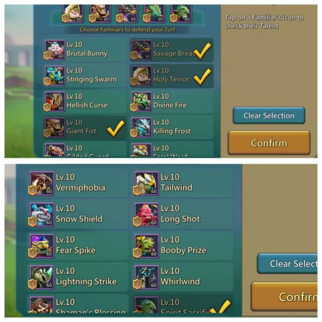6xChamp  - Fams maxed · 3 / 6