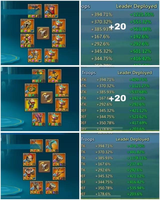 7+1 Champs / 1245–1141–1178% stats · 4 / 6