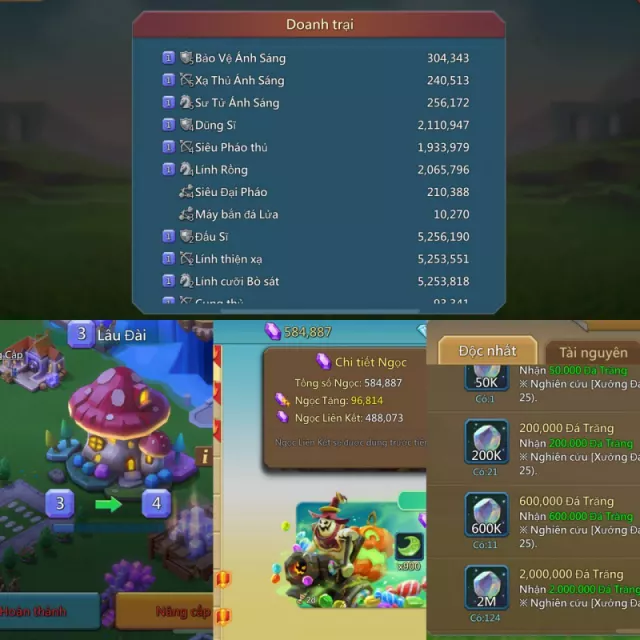 1*11k full champ / 15 champ mythic- 6 cup mythic · 3 / 8
