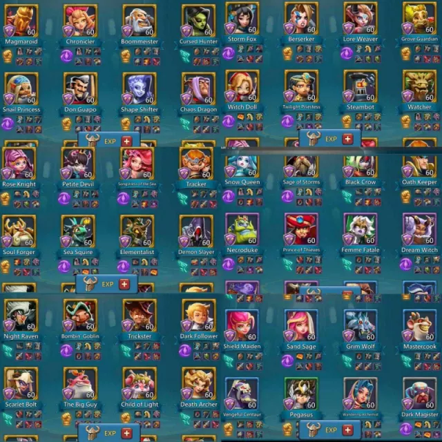1x11k, 1 lvl 12 , 2 army jewels · 3 / 6