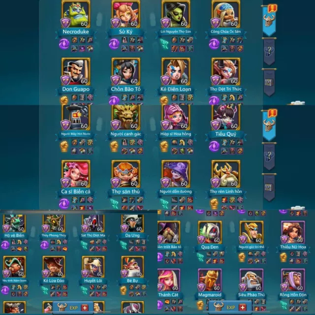 Lead full champ / 4lvl12 · 5 / 6