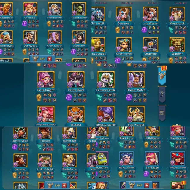 Low Quests  10mystic champs + 6 cups · 8 / 9