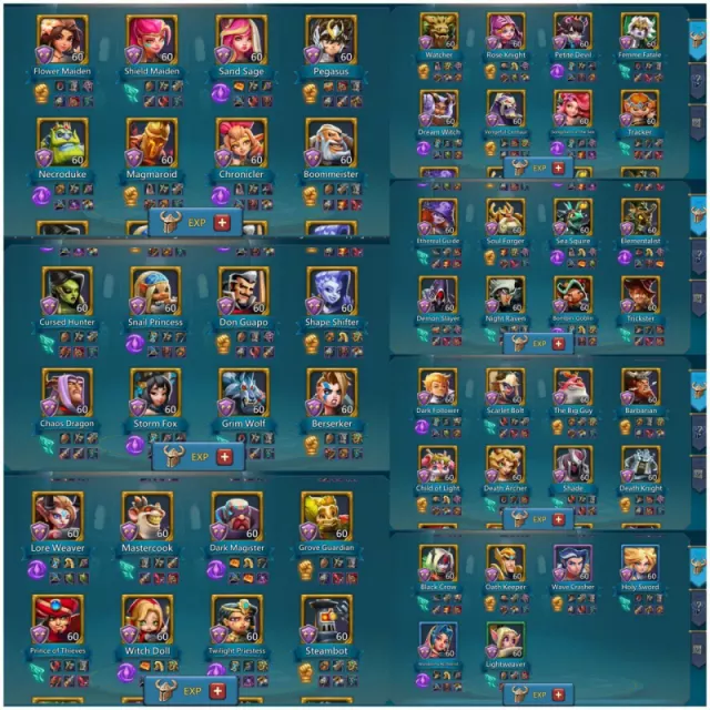 2*11k gold / 18+ champs 7 cups · 4 / 8