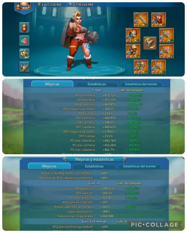Low might / 4 lvl 12 champ · 8 / 9