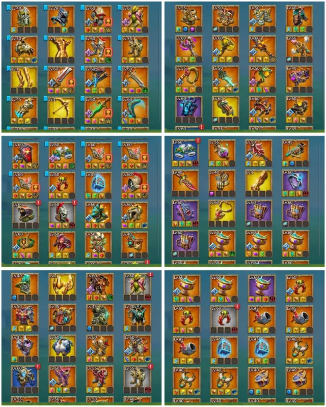 733-704-716% Base stats / 3x11k Heroes Gold · 7 / 8