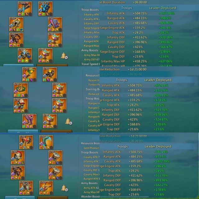 Can go to K1457 / Max stats: 1337-1372-1402% · 6 / 9