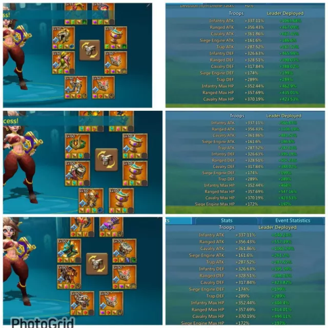 Full champ  / 1 lvl12 / 137 stars · 3 / 5