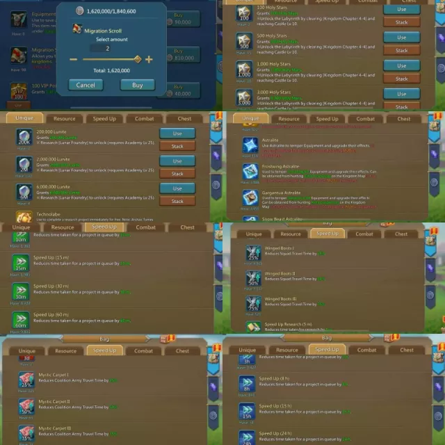 Can go to K1457 / Max stats: 1337-1372-1402% · 5 / 9