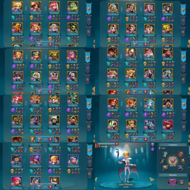 13 mythic champs 3lvl12 astra · 5 / 8