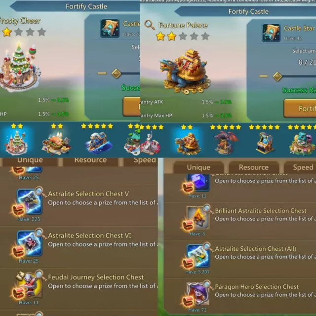 3*11k heroes gold  16 champs 2 lvl 15 8 lvl 12 · 9 / 9