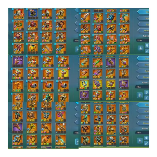 17 champ1*15 and 4 lvl 12 champ · 9 / 9