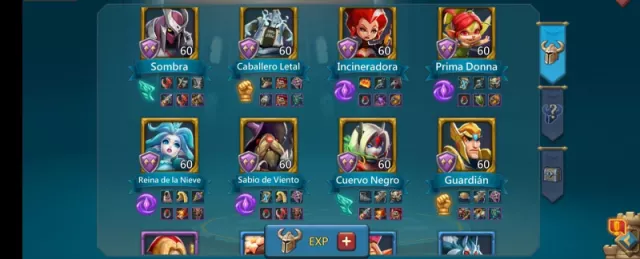 2 champ orange + 1 Gold /stats 1000% 950% · 6 / 75