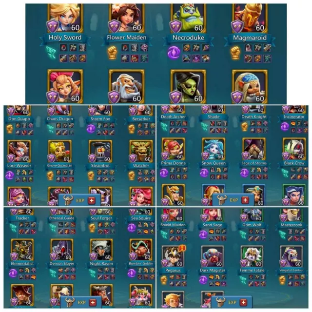 Low might low quest /  5 lv12 Champs · 4 / 7