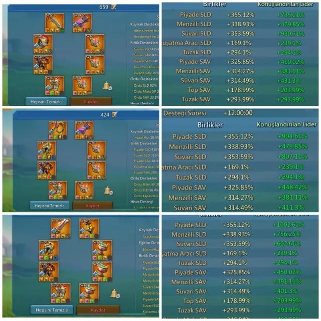 Full Champ  / 10 Champ + 4 Cup · 5 / 7