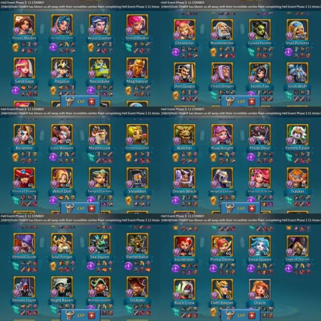 1538-1552-1561% stats / 9 Lv.12 Champs · 5 / 7