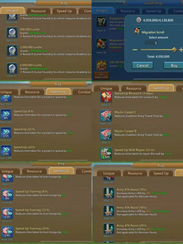 Can go k1669 / 540M research +134 quest · 4 / 6