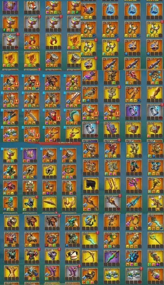 695~50 blessed~1113lvls · 4 / 6