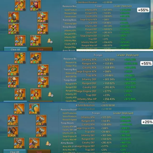 Low Might / 1167–1090–1124% stats · 6 / 8