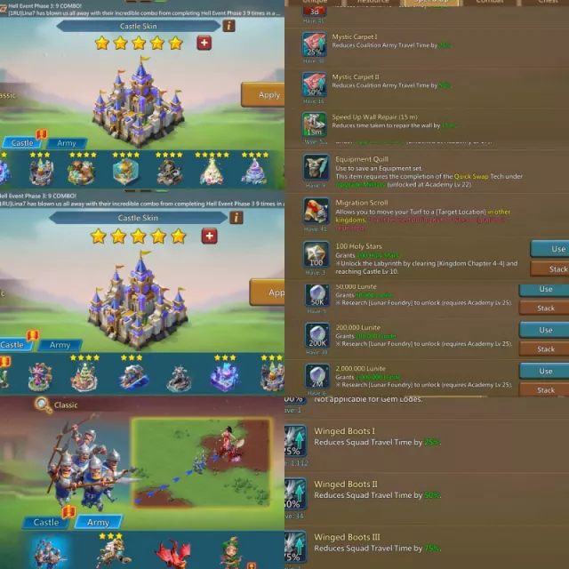 Stats: 1405-1330-1391% · 1 / 6