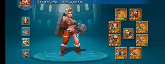 Full Champ  / 813% PS Max / 2x lvl 12 · 15 / 24