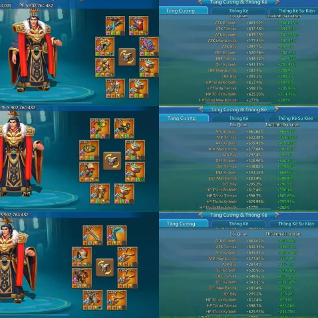 3*11k / 15 mythic champ / 5lvl12 · 4 / 5