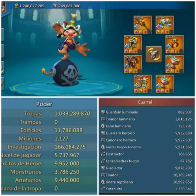 474-449-453% Base stats /  9 Champs - 1 Lv.12 · 8 / 8