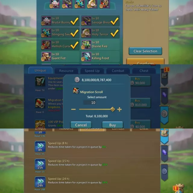 Lead full champ /  4lvl12 · 1 / 7