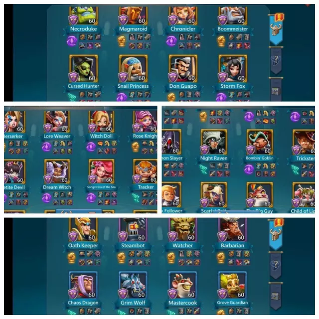 10 Champs - 1 Lv.15, 7 Lv.12 · 3 / 6