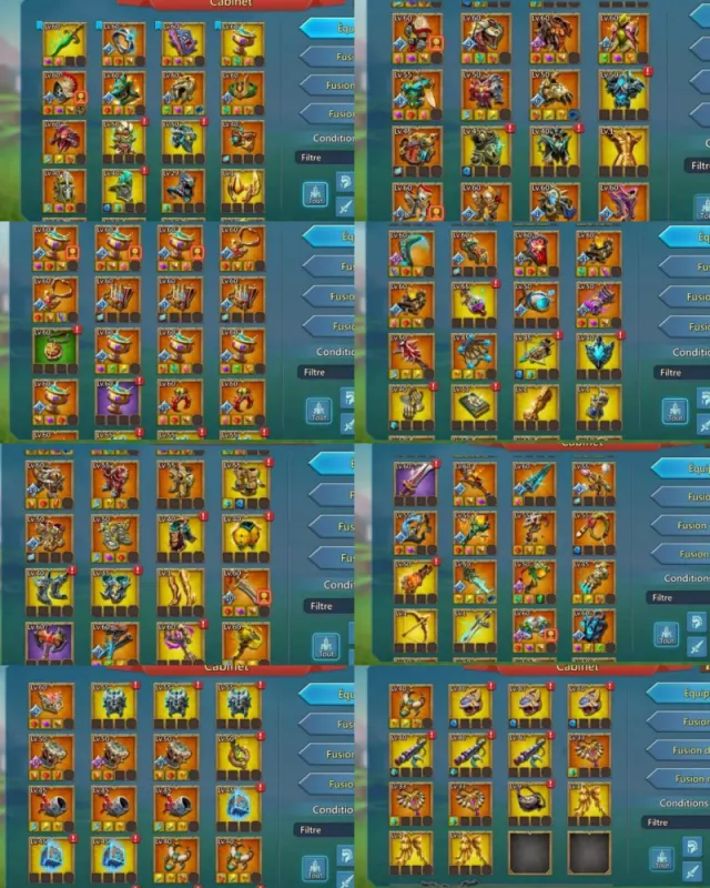 Low quests might / 5 mystic champs · 6 / 7