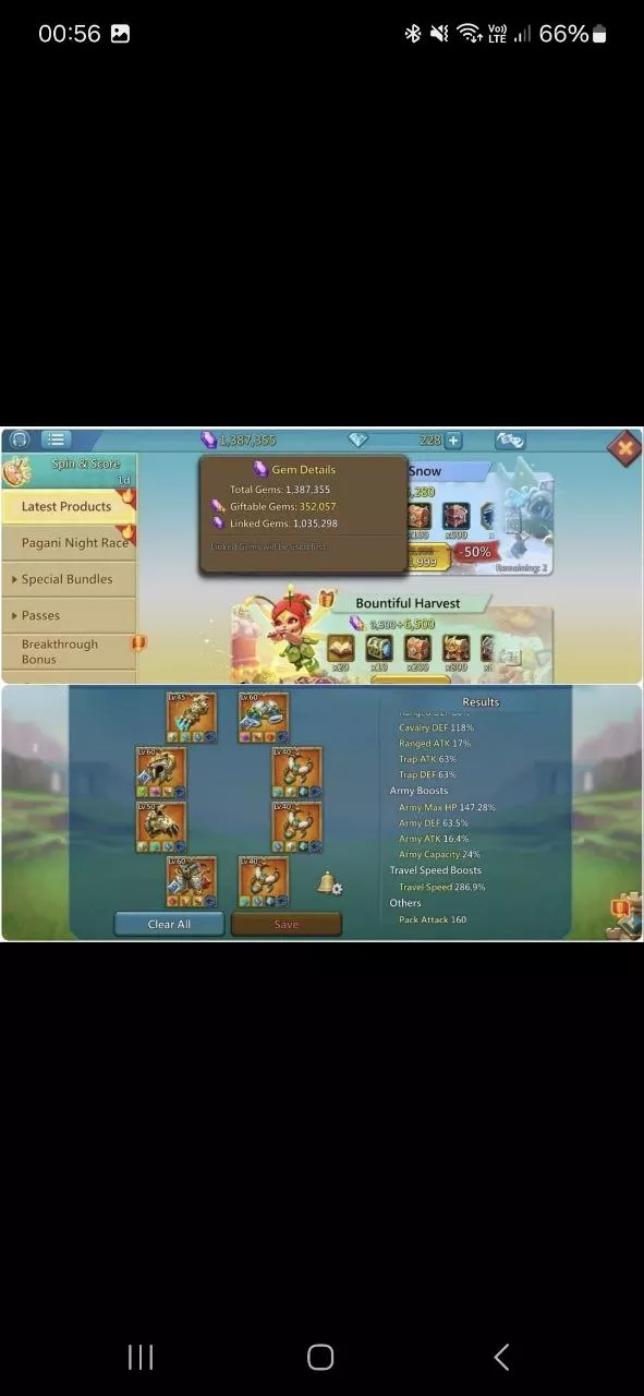 2b lead  / 1100% stats · 5 / 9