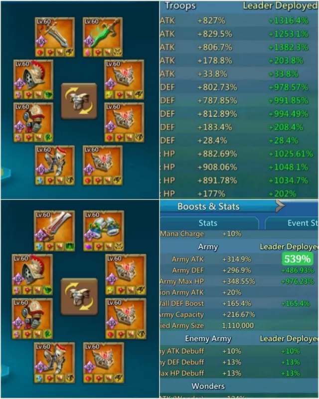 3x11K  Low Might RL / 19 champs / Max stats: 1928-1930-1888 · 3 / 8
