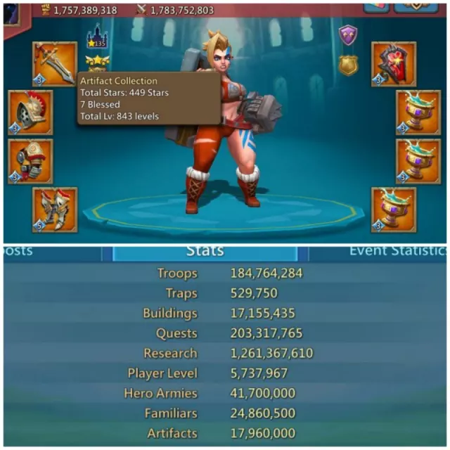 5 mythic champ  / Blasts 1103-1053-1146 · 2 / 5