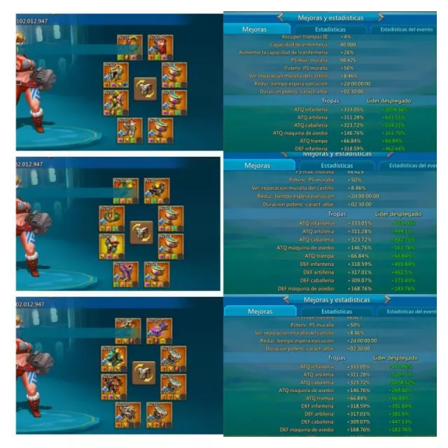 Low might /  3+1 champ mythic · 4 / 4
