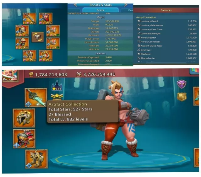 15 Champ orange / stats:1320%1277%1213% · 1 / 5