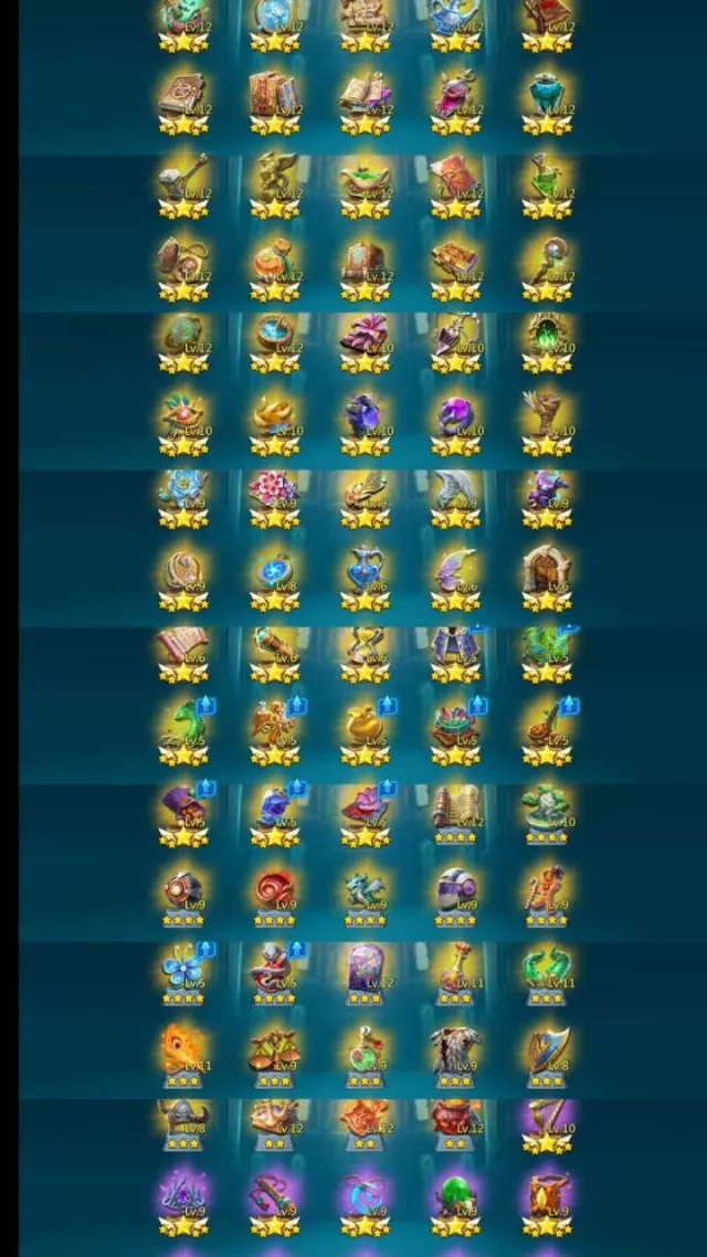 Beauty 3x11ks, 686%, 683%, 673% B Stats , 3 wonder artifacts · 4 / 7