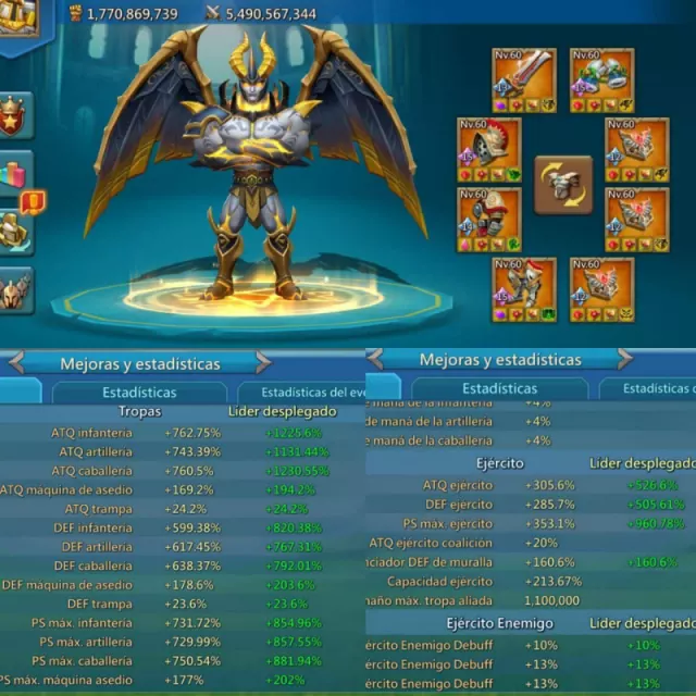 Max Stats: 1820-1764-1821% · 8 / 9
