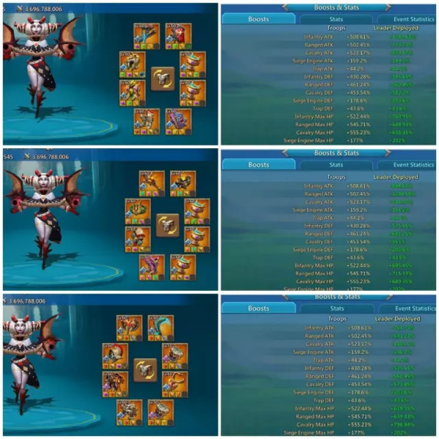 1 Lv.13, 1 Lv.12 Champs  / 1383-1298-1405% stats · 3 / 5