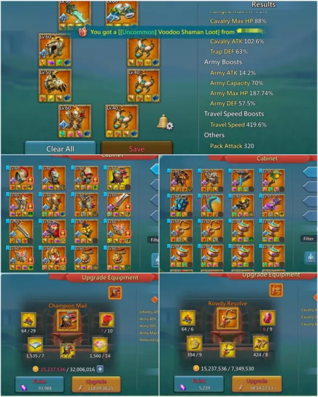 1x11k / 623 - 623 - 623% Base Stats / 15 mythic champs + 6 cups · 7 / 9