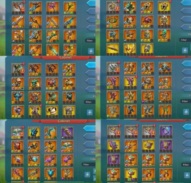 9 champs / Stats max: 1373-1277-1287% · 4 / 6