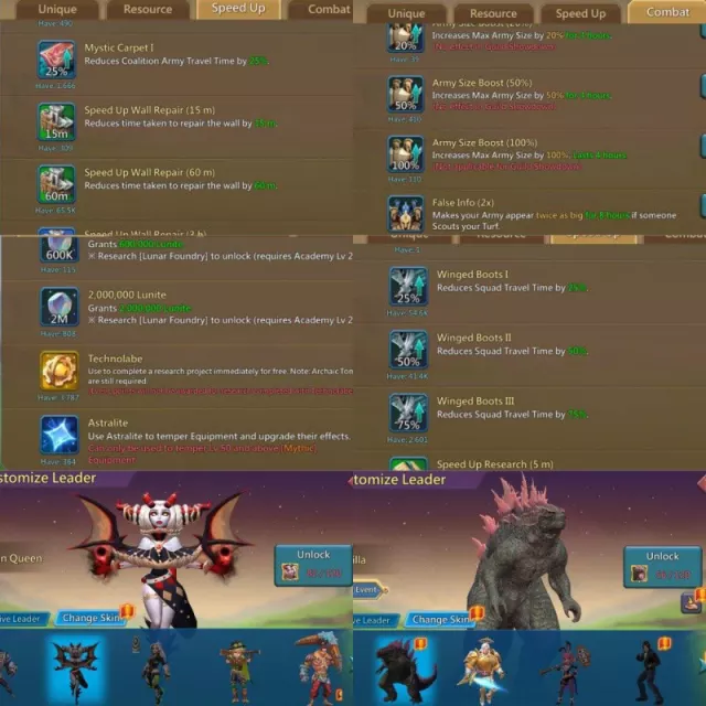Stats: 1905-1882-1898% / Base stats: 813/808/817% · 3 / 7